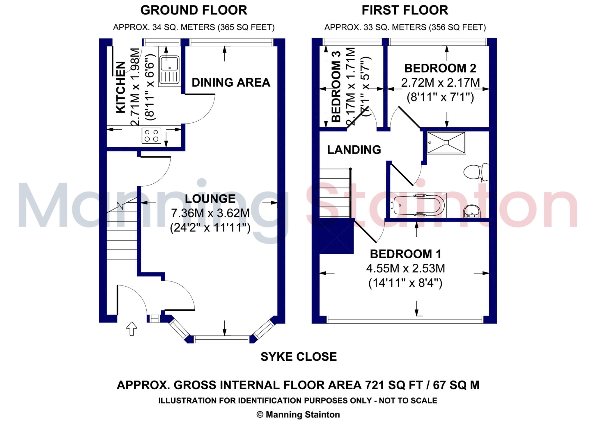 Syke Close, Tingley, Wakefield floorplan