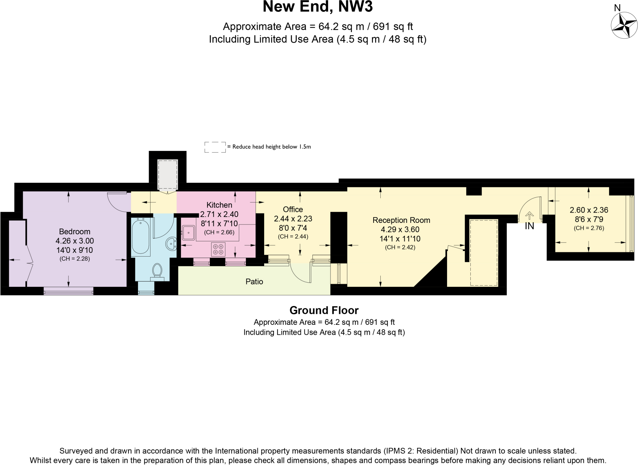 New End, London NW3 floorplan