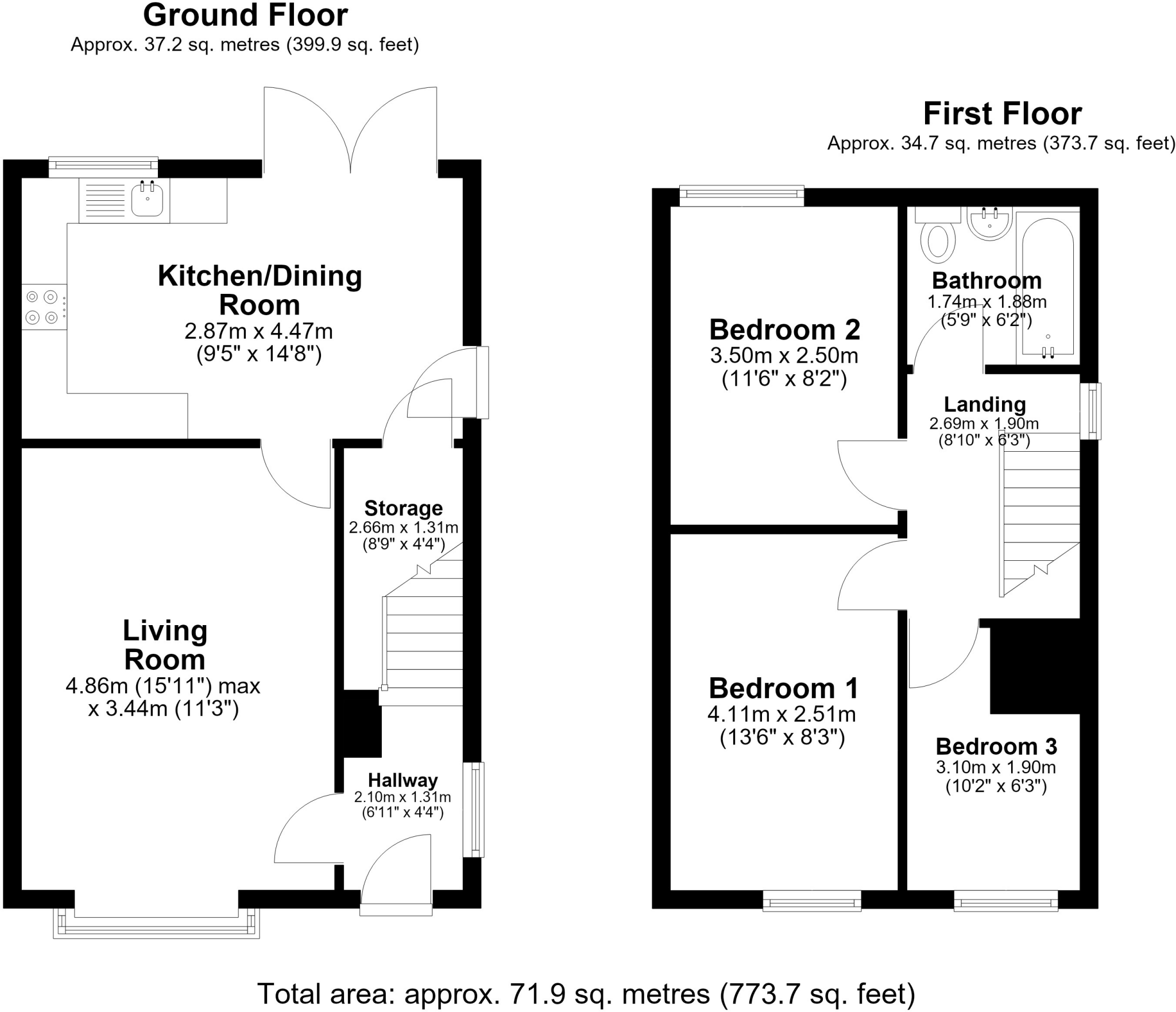 Fairfield Close, Ormskirk floorplan
