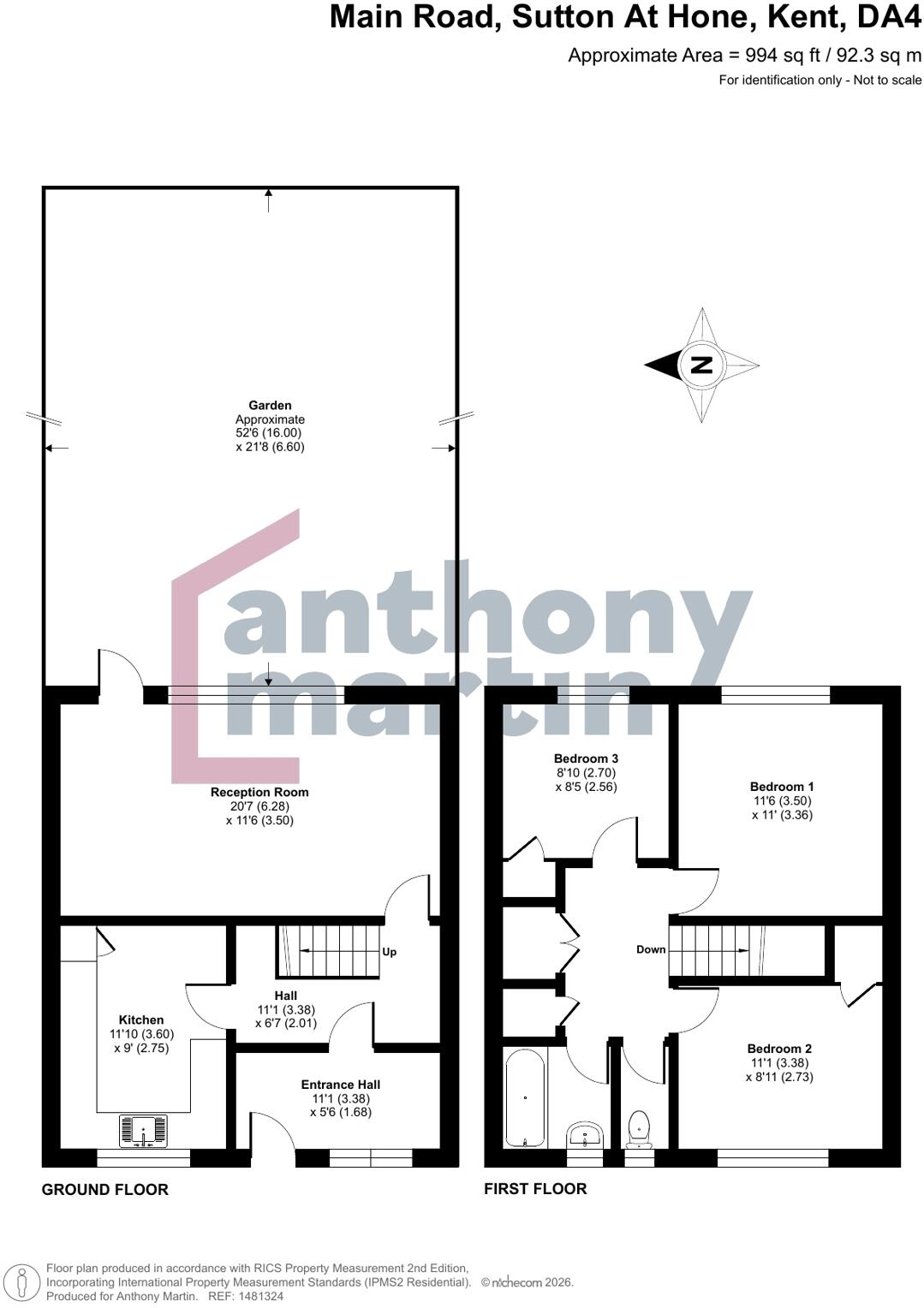 Main Road, Sutton At Hone, Kent, DA4 floorplan