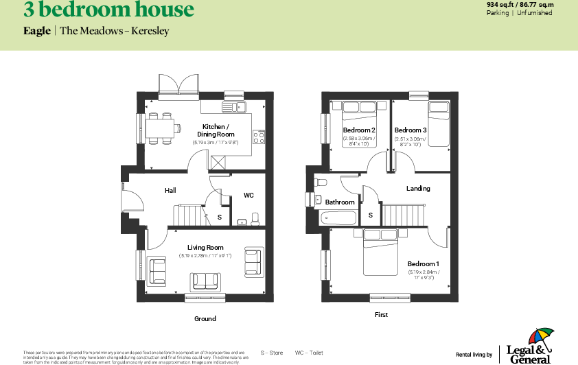 Knighton Grove, The Meadows floorplan