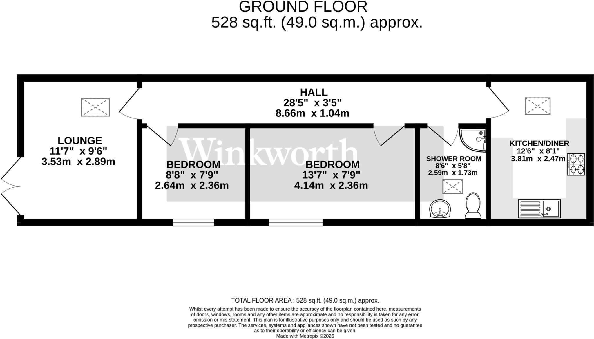 Denton Court, Wymondham, Norfolk, NR18 floorplan