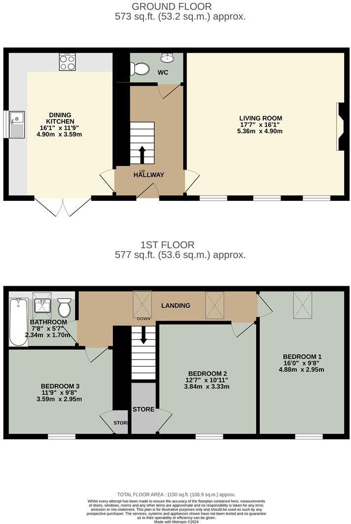 Station Road, Cliburn, Penrith floorplan