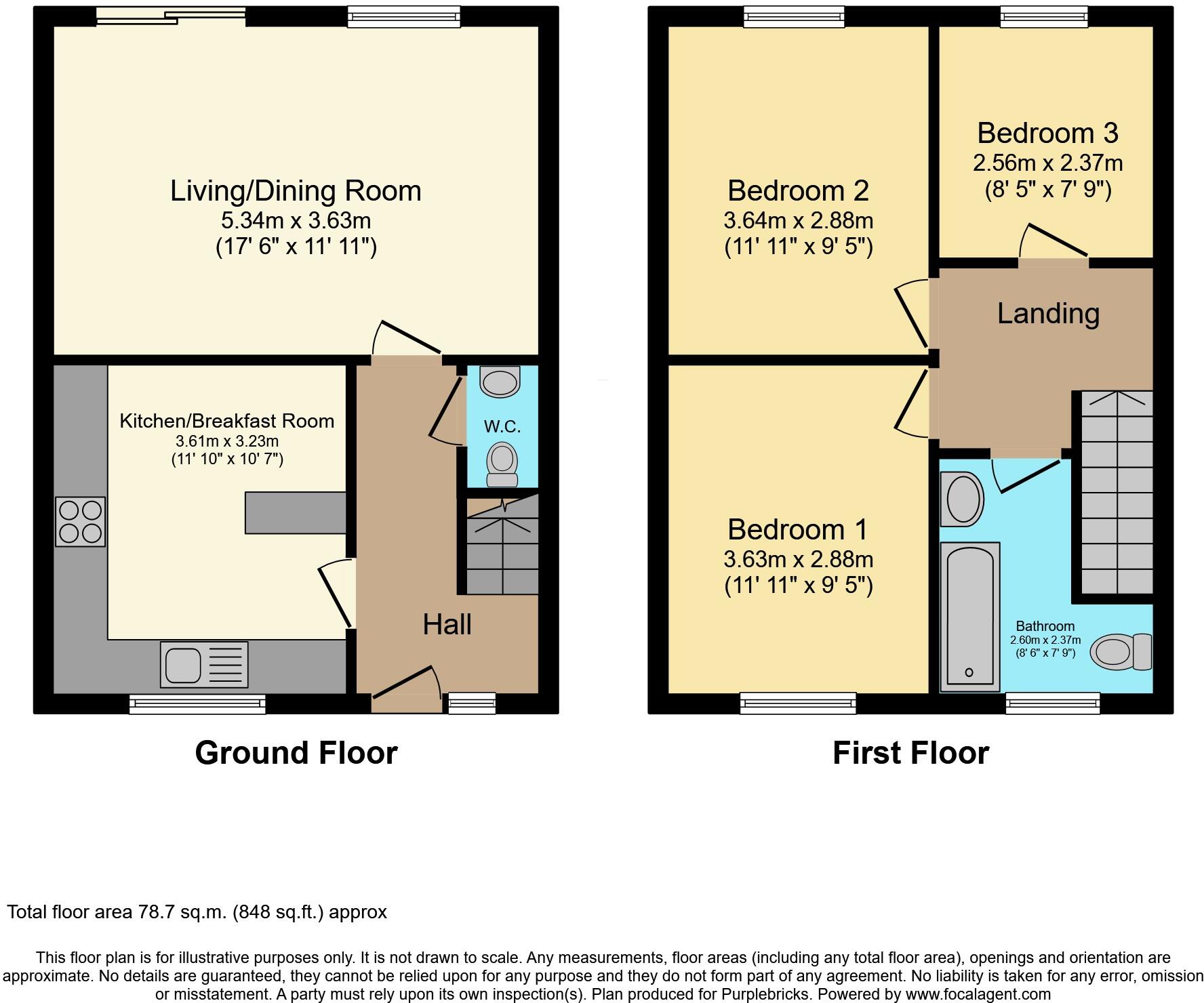 Hazel Road, Knottingley, WF11 floorplan