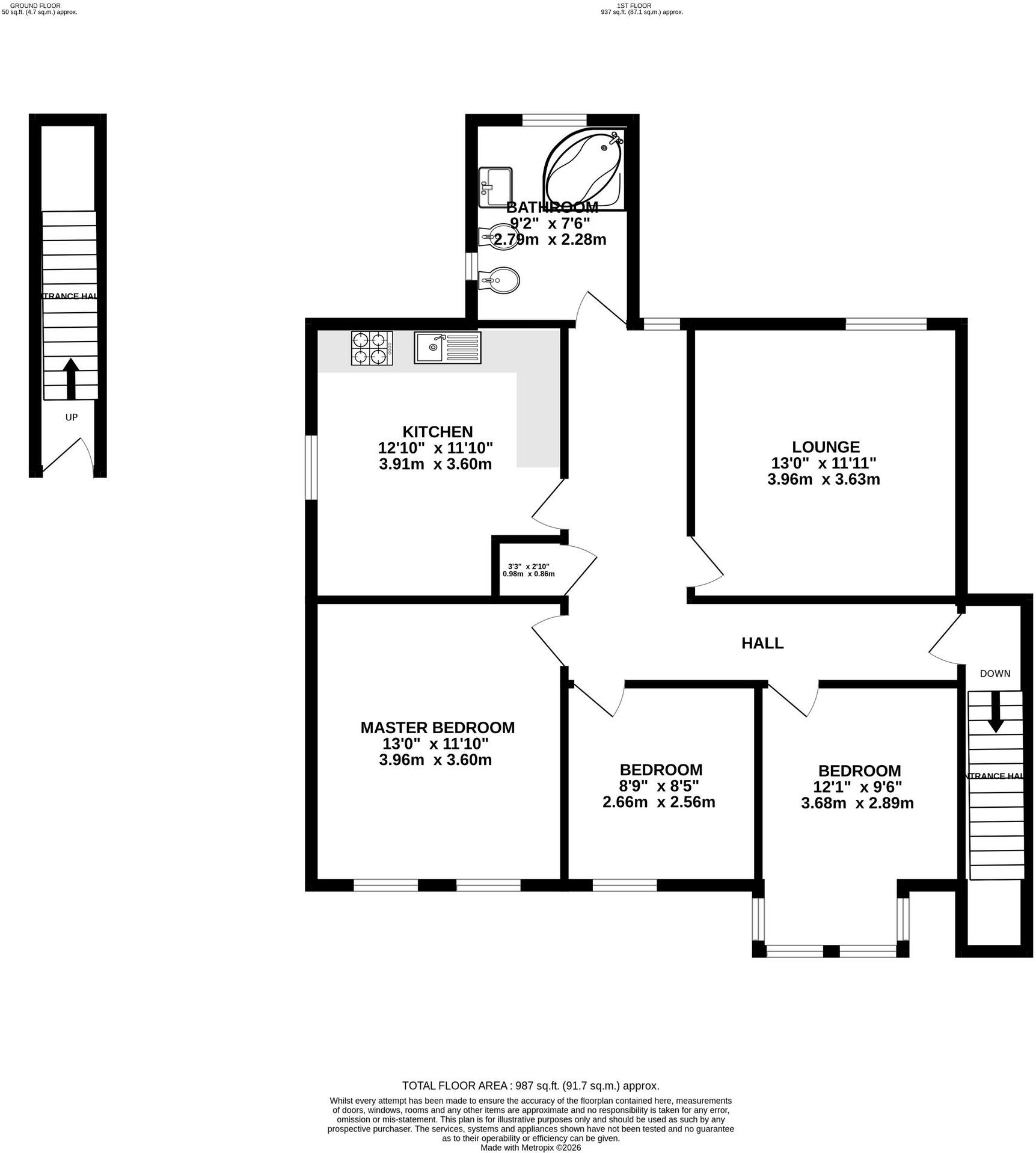 Irving Road, Bournemouth, BH6 floorplan