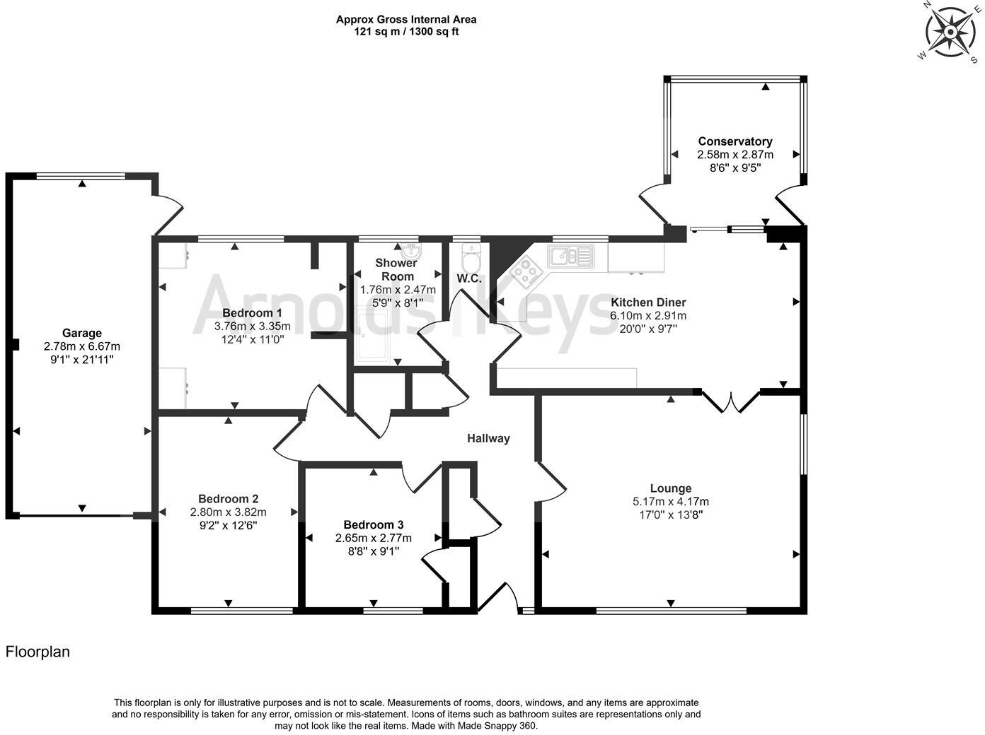 Chestnut Grove, Sheringham floorplan
