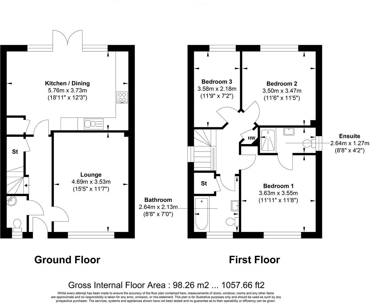 Hammond Close, Langdon Hills, Basildon floorplan