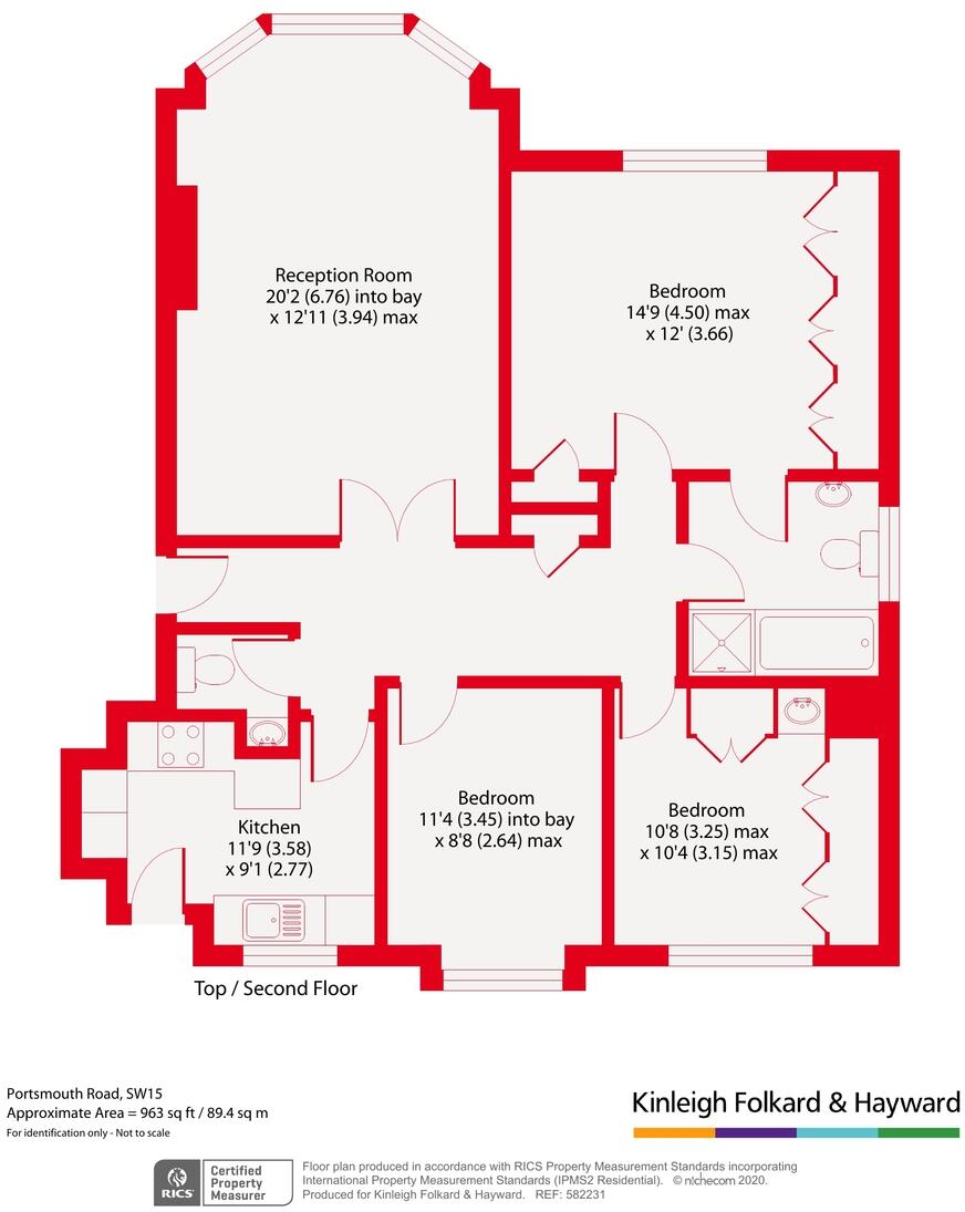 Portsmouth Road, Putney, London, SW15 floorplan
