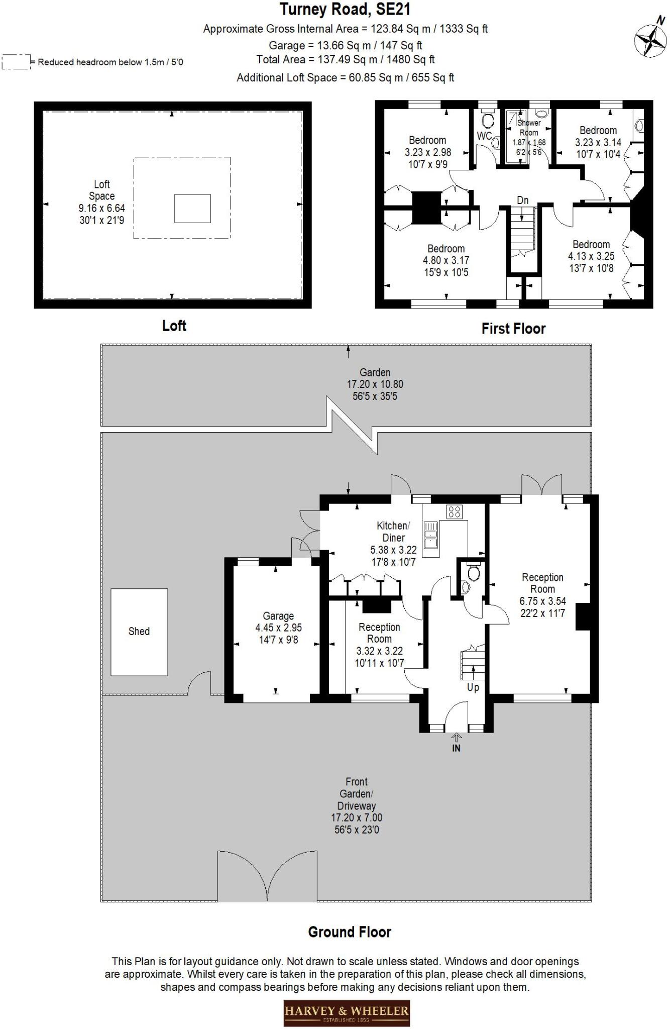 Turney Road, Dulwich, SE21 floorplan