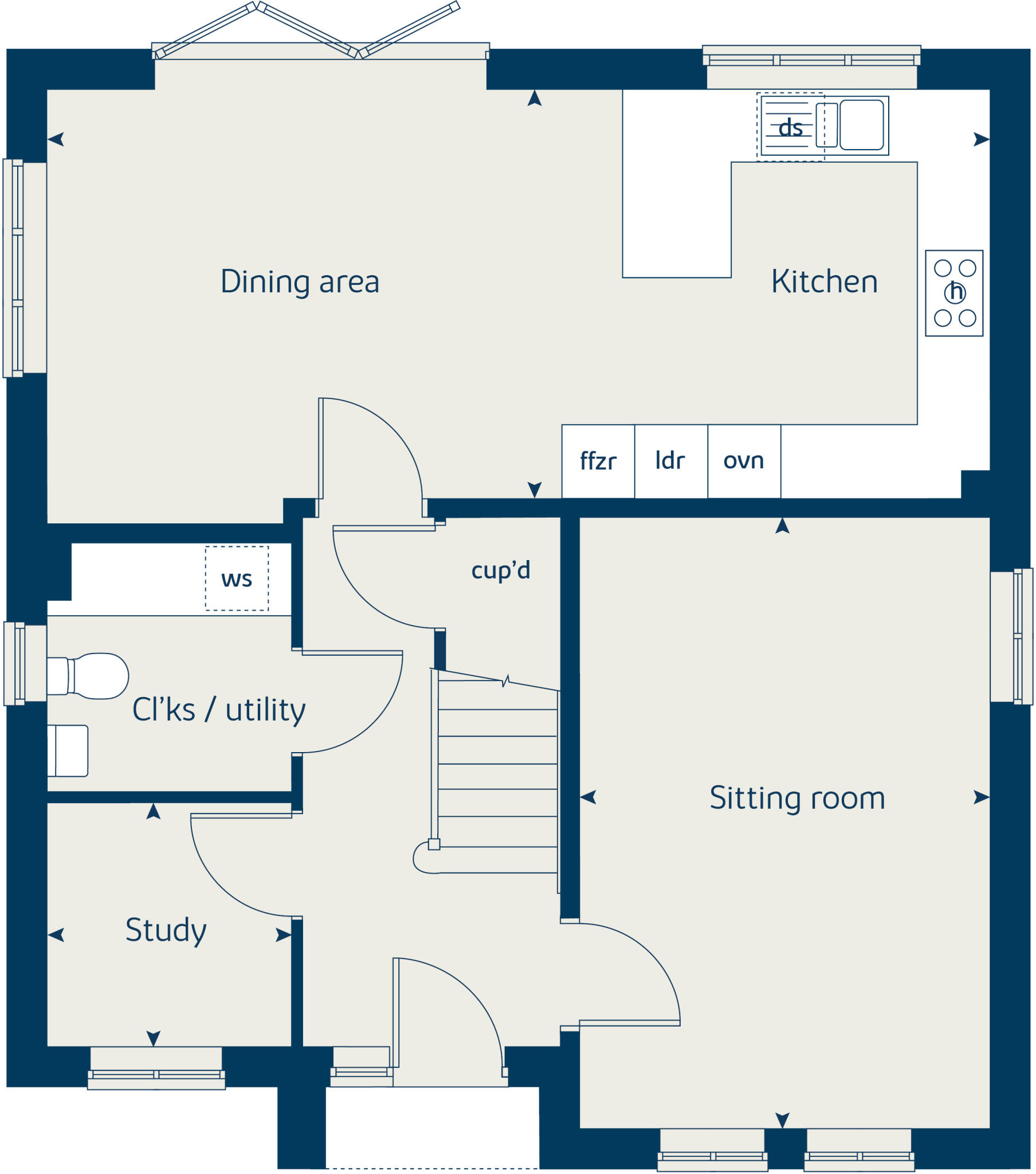 Ash Way, Newcastle-under-Lyme, 
Newcastle, 
Staffordshire, 
ST5
3UB
 floorplan