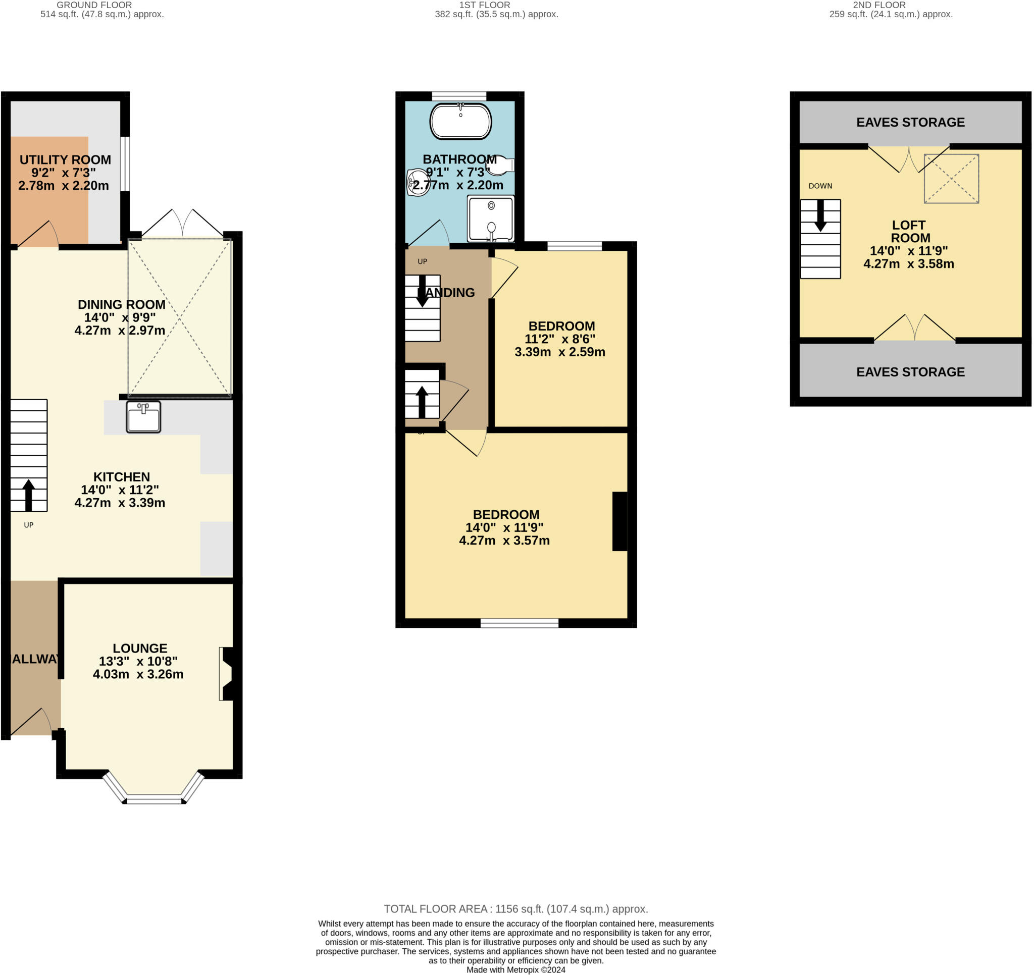 Avenue Road, Winslow floorplan
