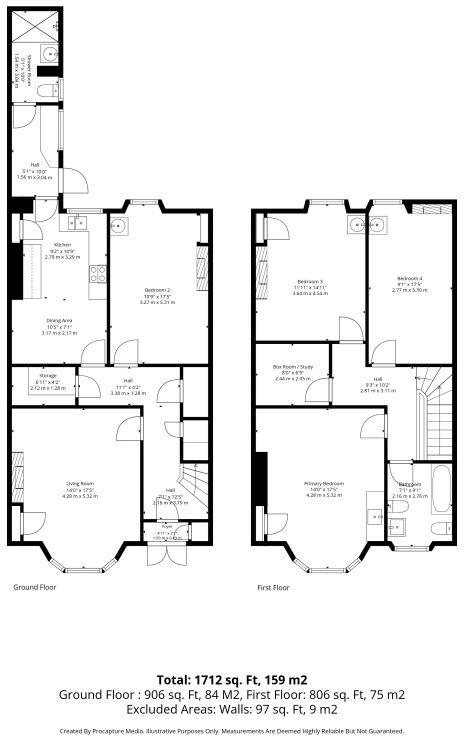 19 Dudley Gardens, Edinburgh, EH6 4PU floorplan