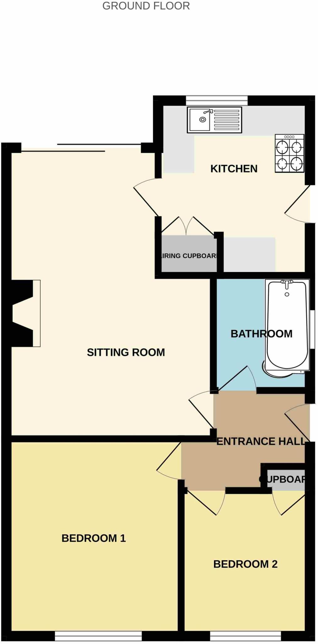 Larkspur Close, Taunton, TA1 floorplan