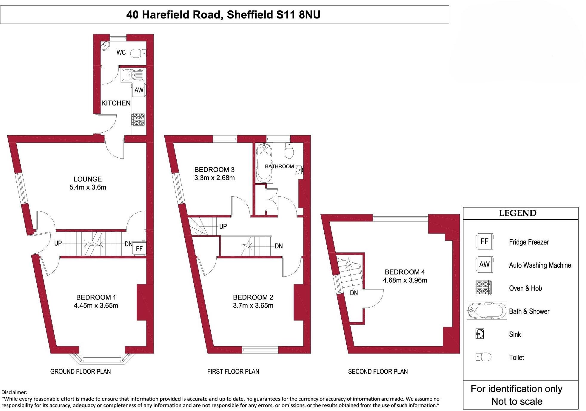 40 Harefield Road, Ecclesall  floorplan