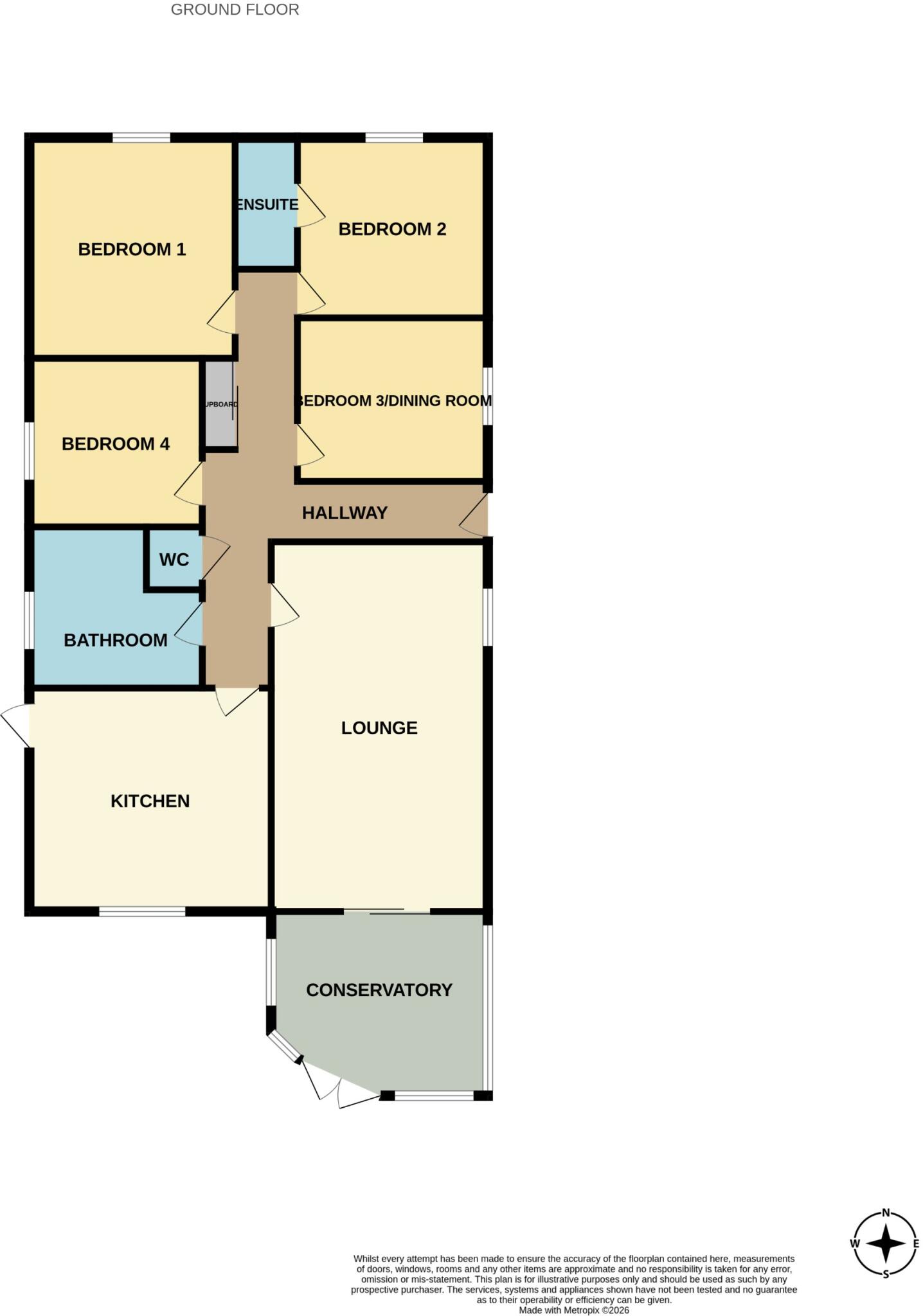 Church Lane, Winthorpe, PE25 floorplan