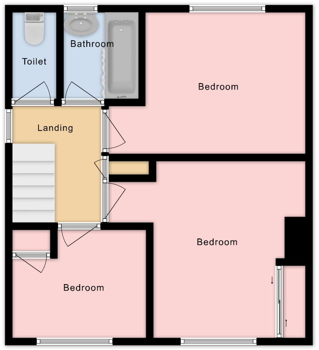 Kingsway, Worksop floorplan