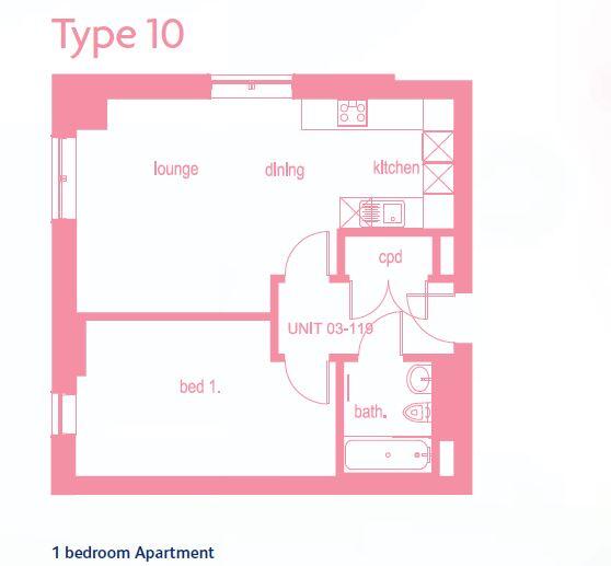 The Rock, Bury floorplan