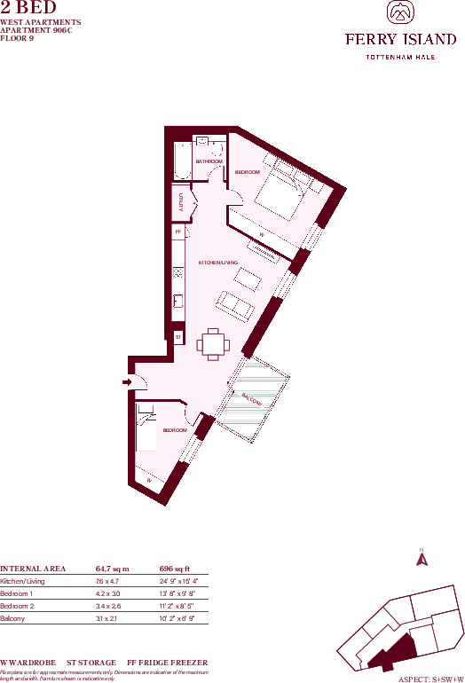Ferry Island Related Argent, N17 floorplan