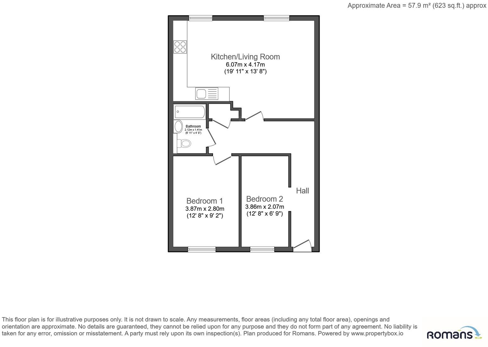 Southgate Street, Bath, Somerset, BA1 floorplan