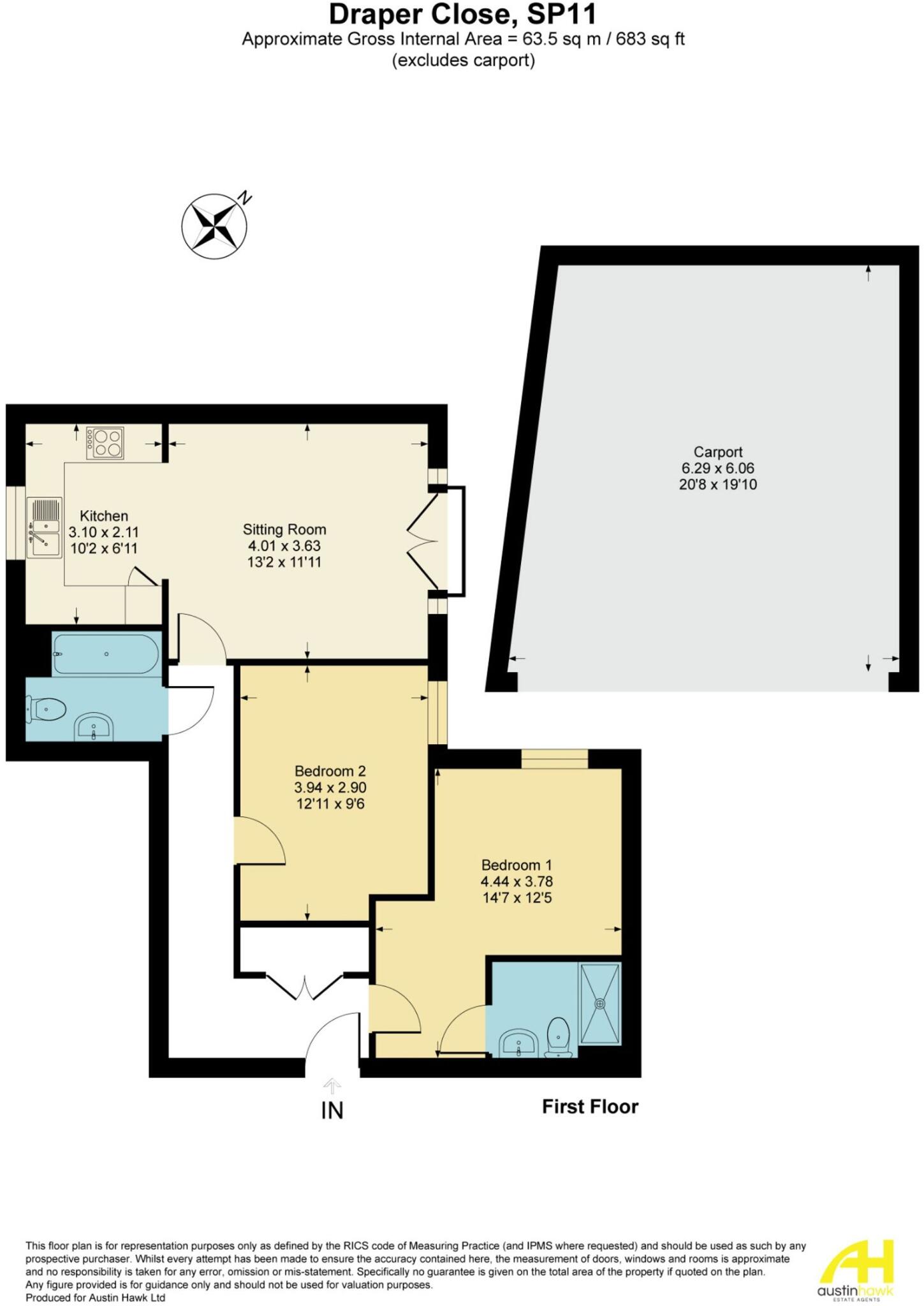 Draper Close, Andover, SP11 floorplan