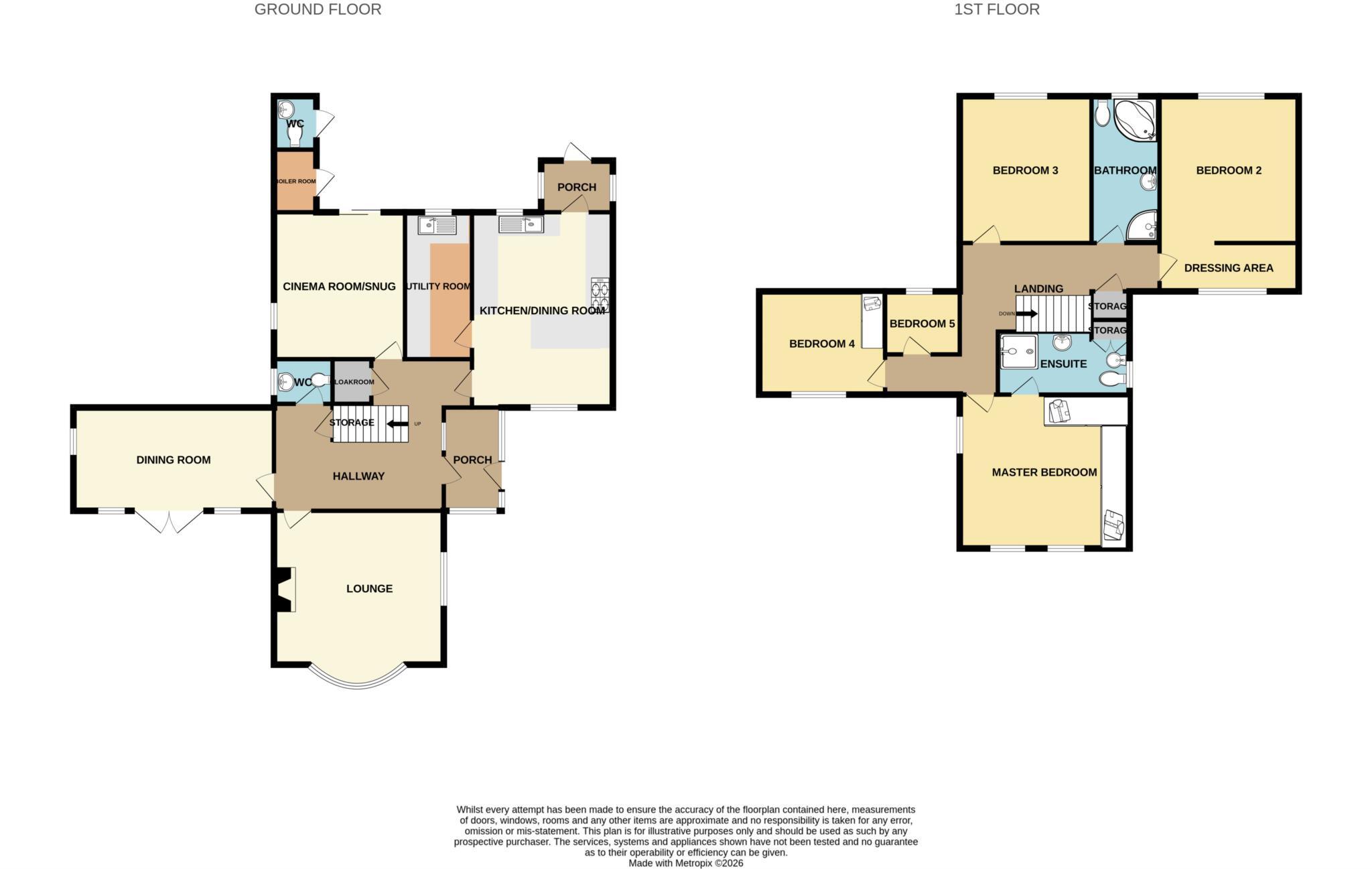 Hillside Cottage, Meadow Lane floorplan