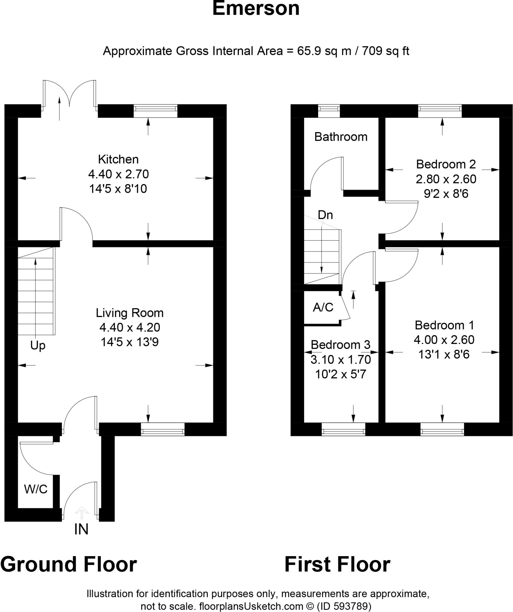 Emerson Close, Swindon, Wiltshire floorplan