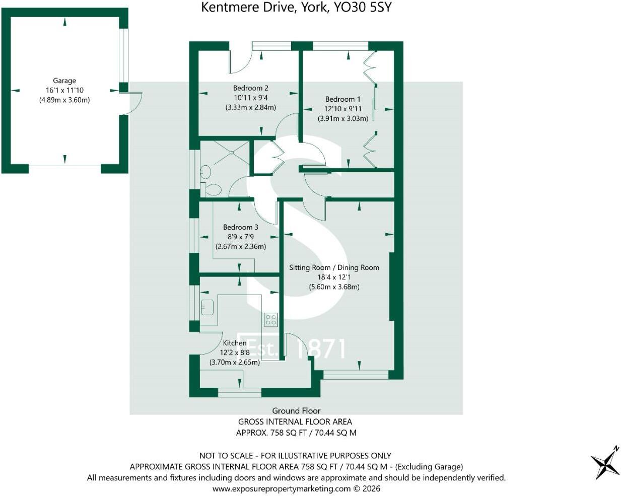 Kentmere Drive, York floorplan