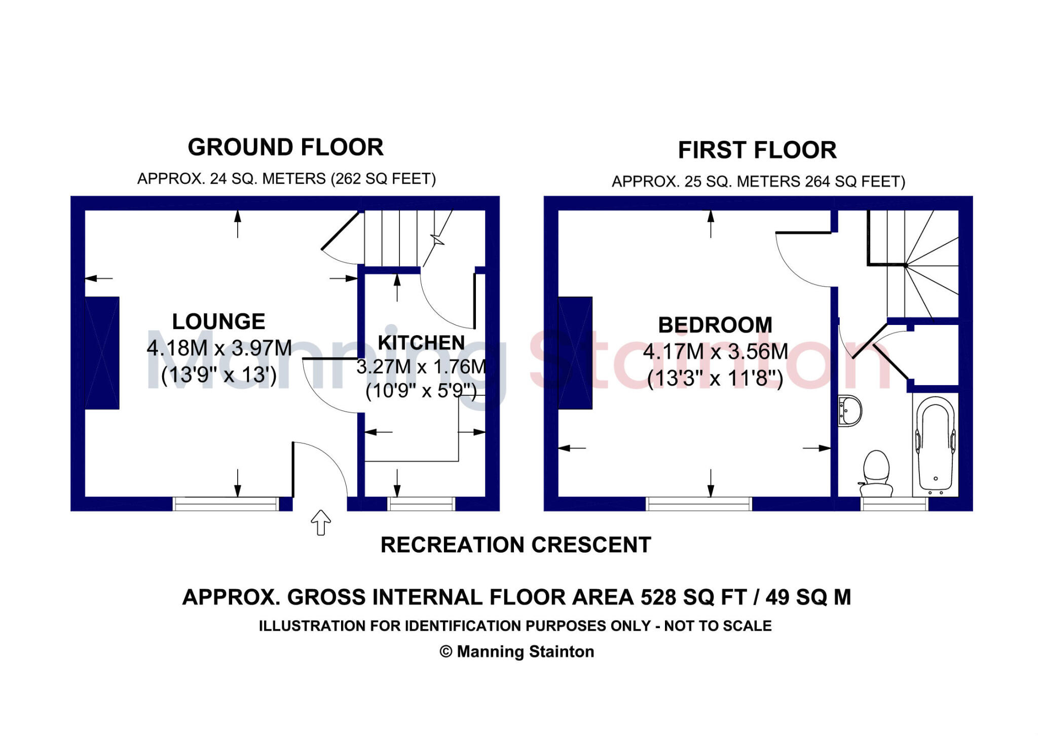 Recreation Crescent, Leeds, West Yorkshire floorplan