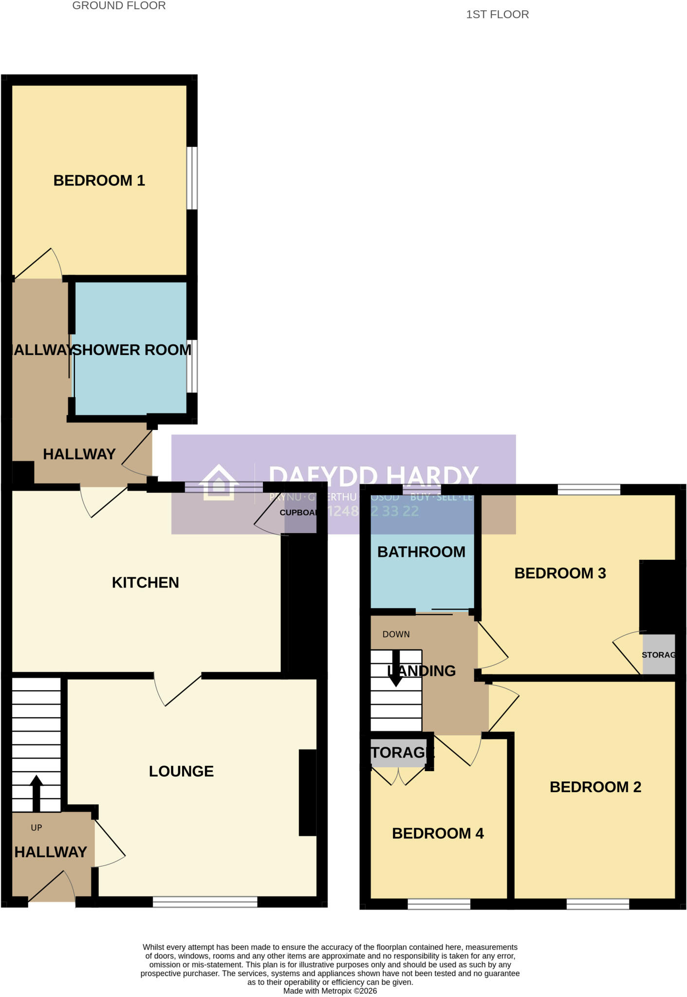 Bryn Ogwen, Bangor, Gwynedd, LL57 floorplan