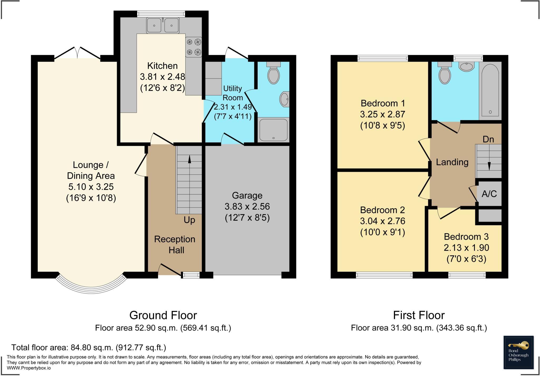18, Merrythorn Road, Fremington, Barnstaple floorplan