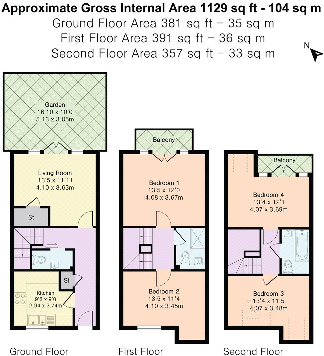 Oxford Road, Tilehurst, Reading, Berkshire, RG31 floorplan
