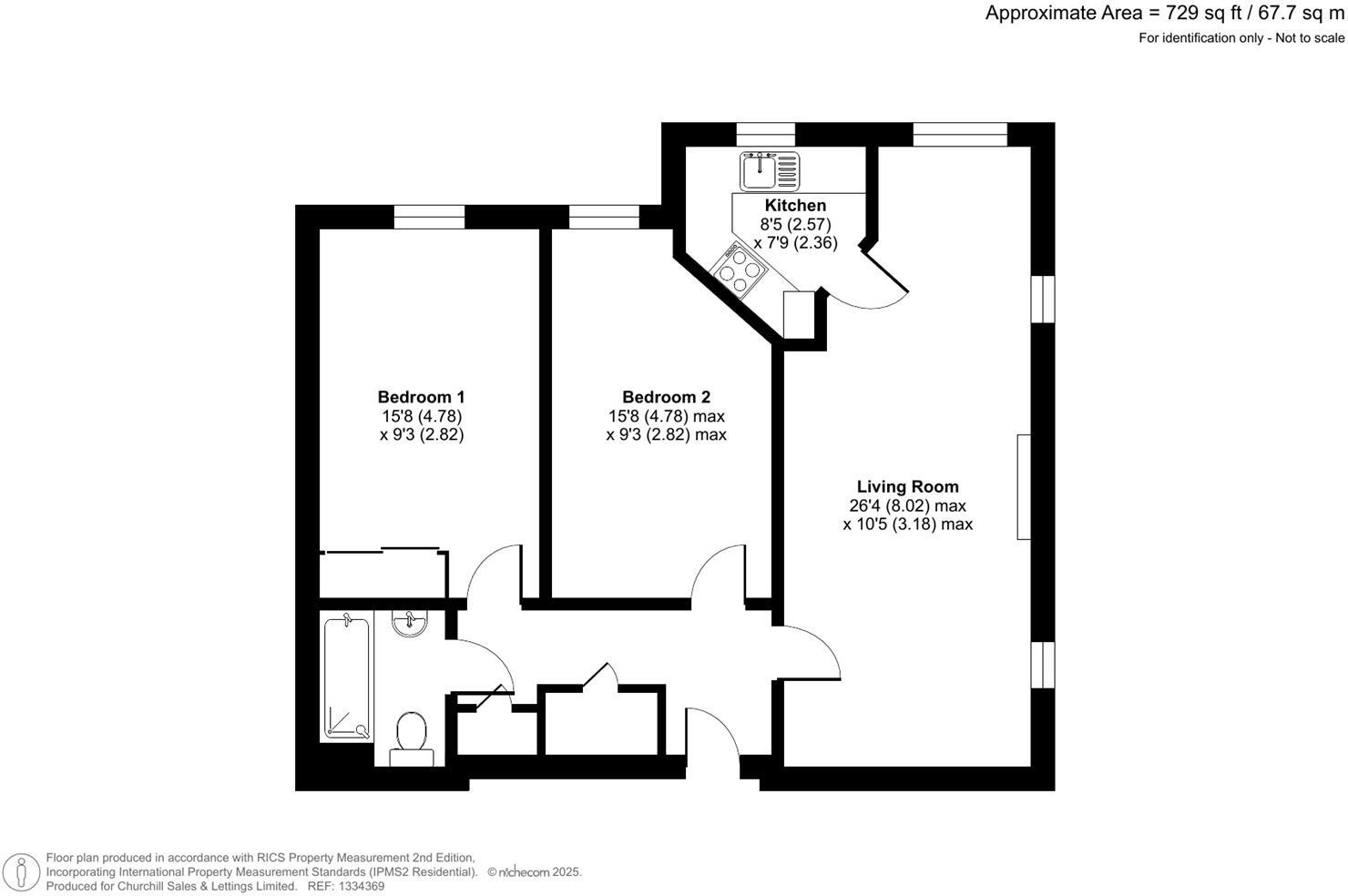 Andrews Lodge, Lymington floorplan