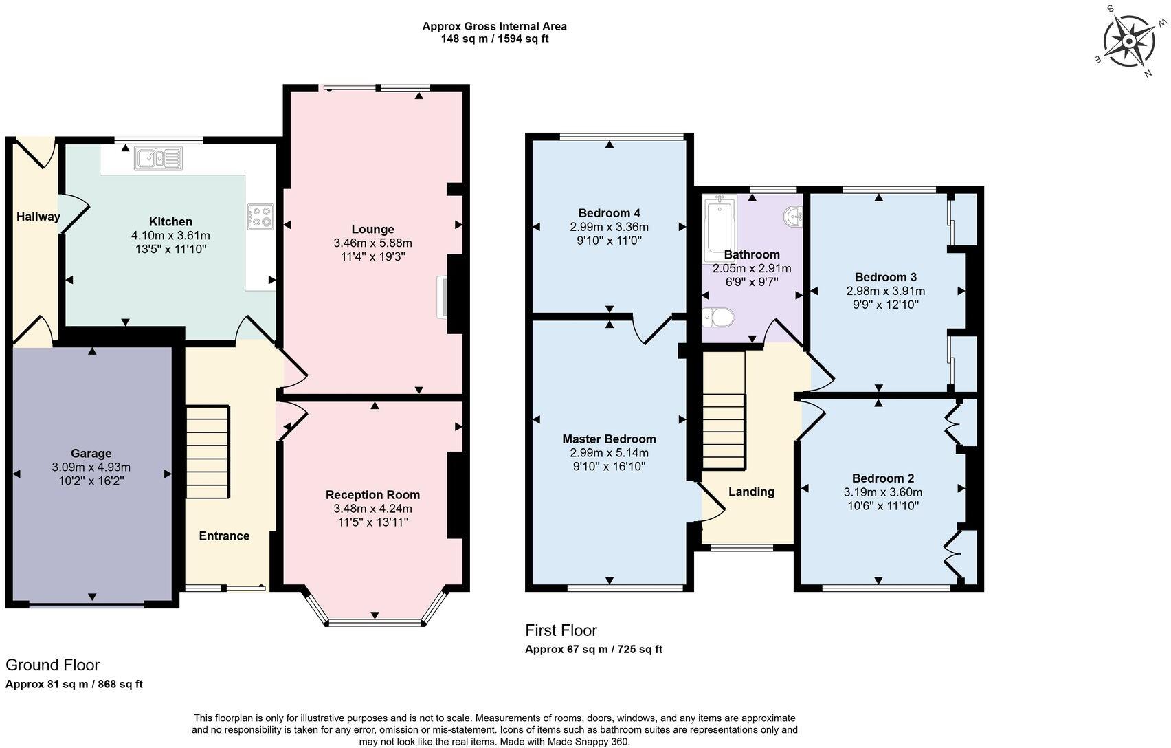 Kirby Lane, Kirby Muxloe, LE9 floorplan