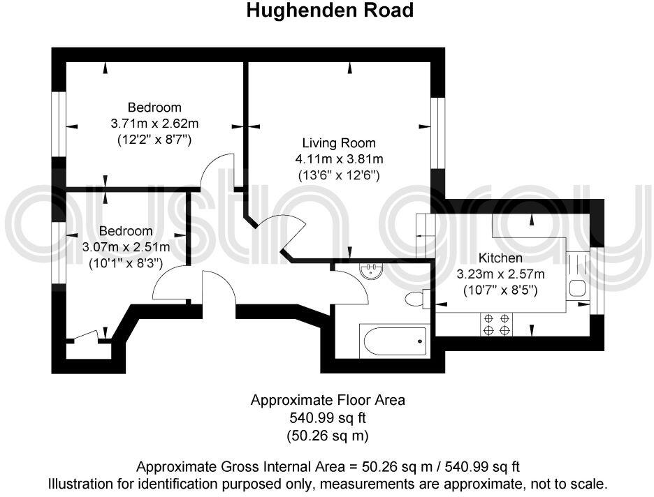 21B Hughenden Road, Hastings, TN34 3TG floorplan