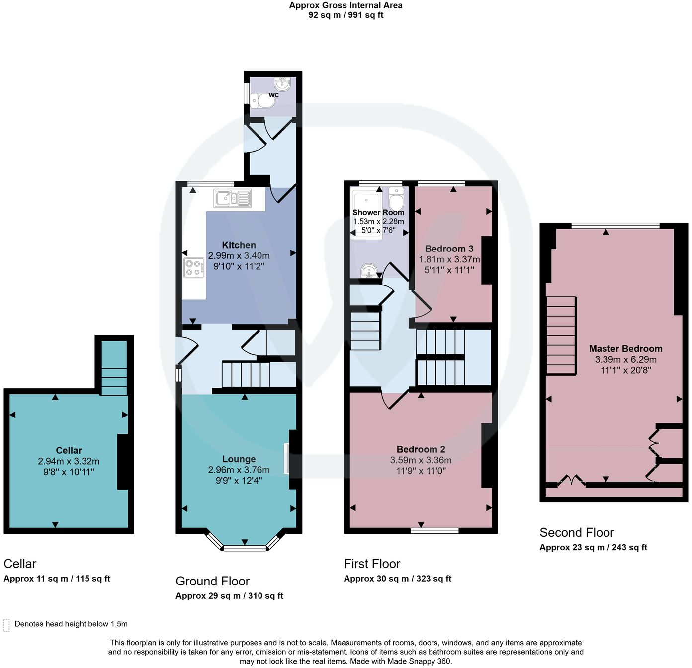 Albion Road, Grantham, NG31 floorplan