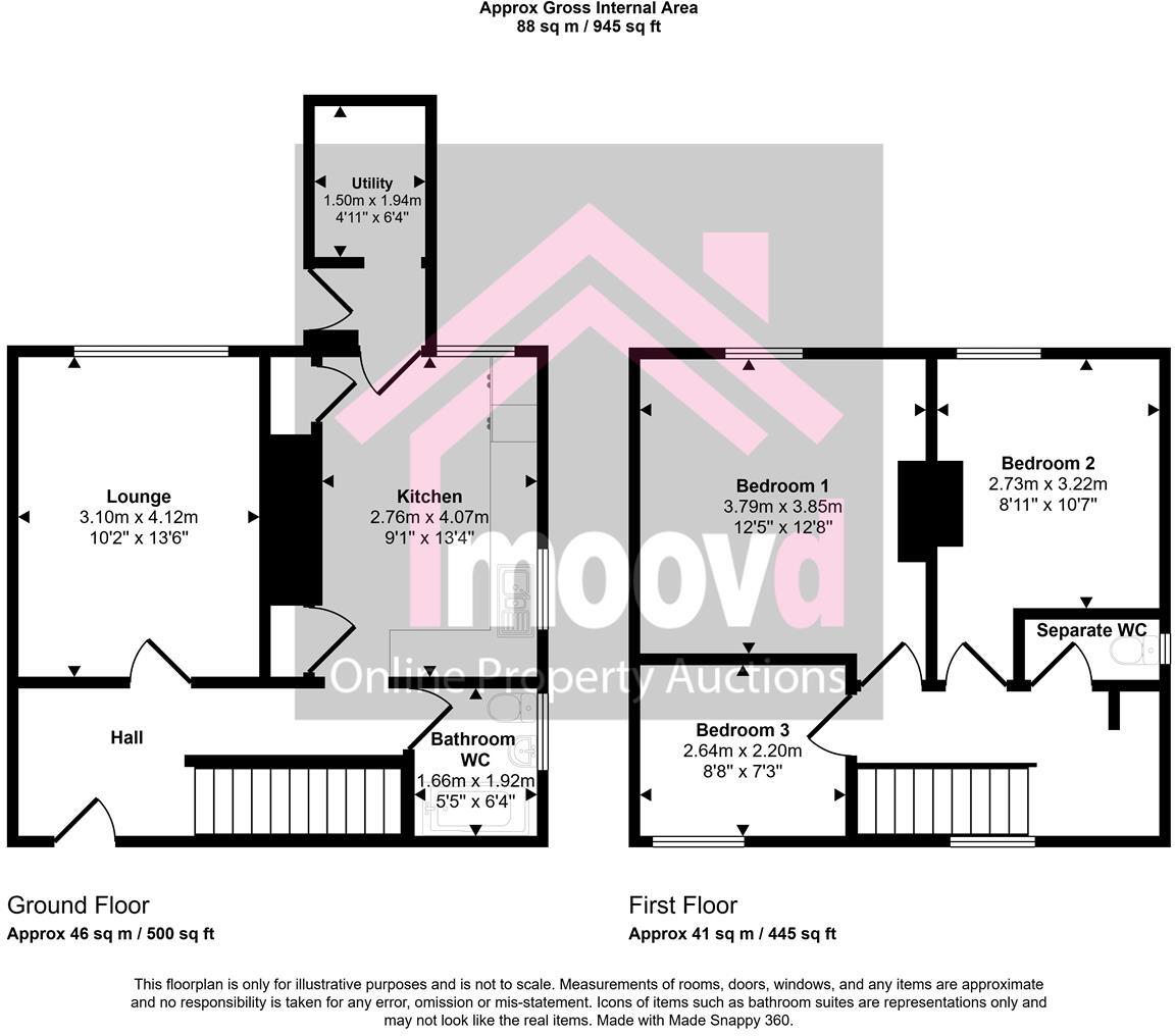 Edith Street, Widdrington, Morpeth floorplan