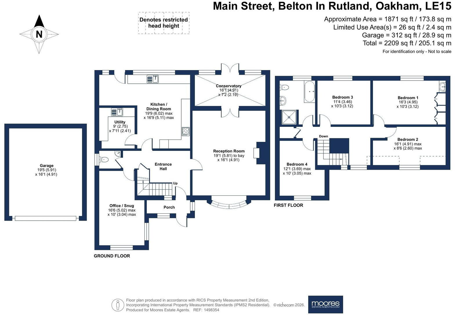 Main Street, Belton In Rutland floorplan