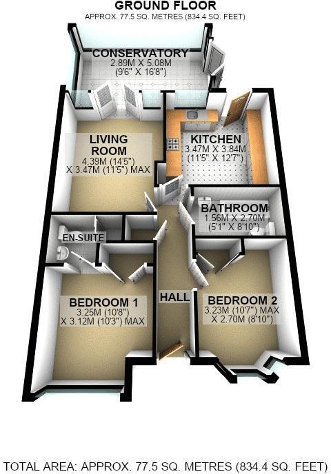 Thomas Hill Close, Llanfoist floorplan