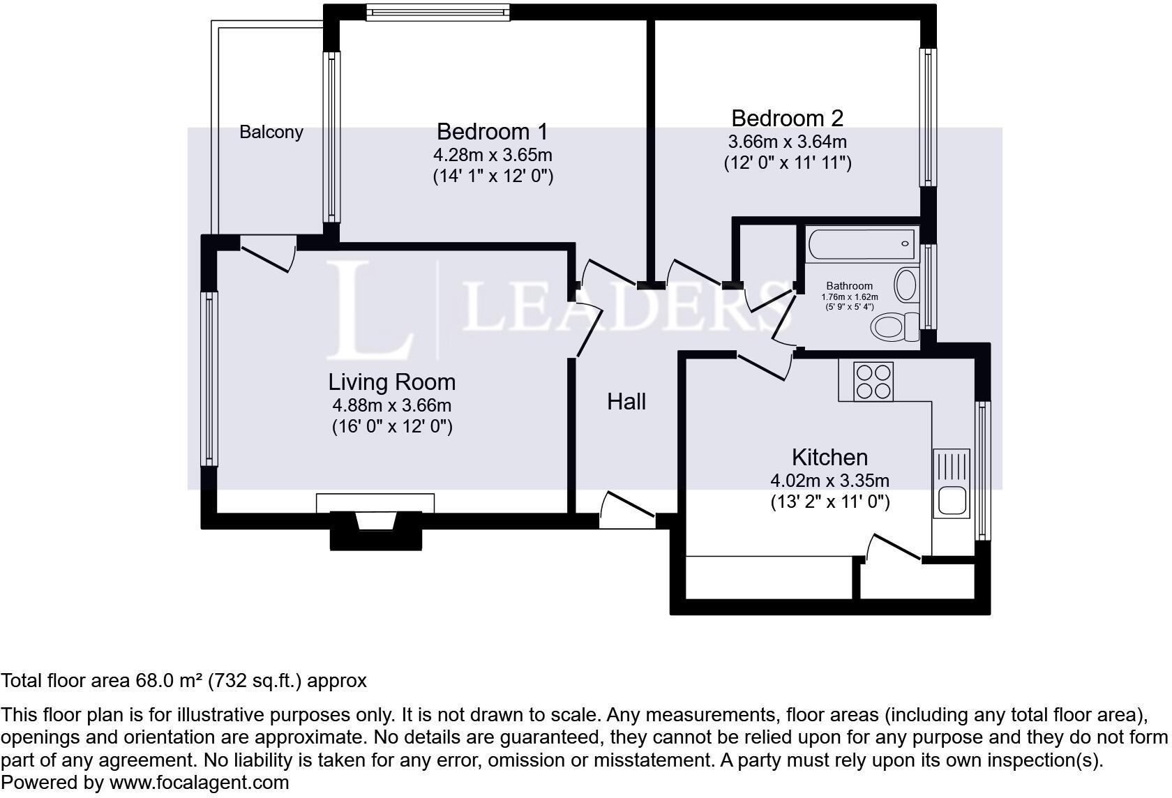 Spencer Court, Spencer Road, New Milton, BH25 floorplan