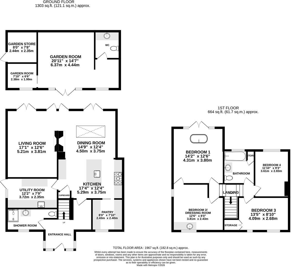 Brookfield Road, Hucclecote, Gloucester floorplan