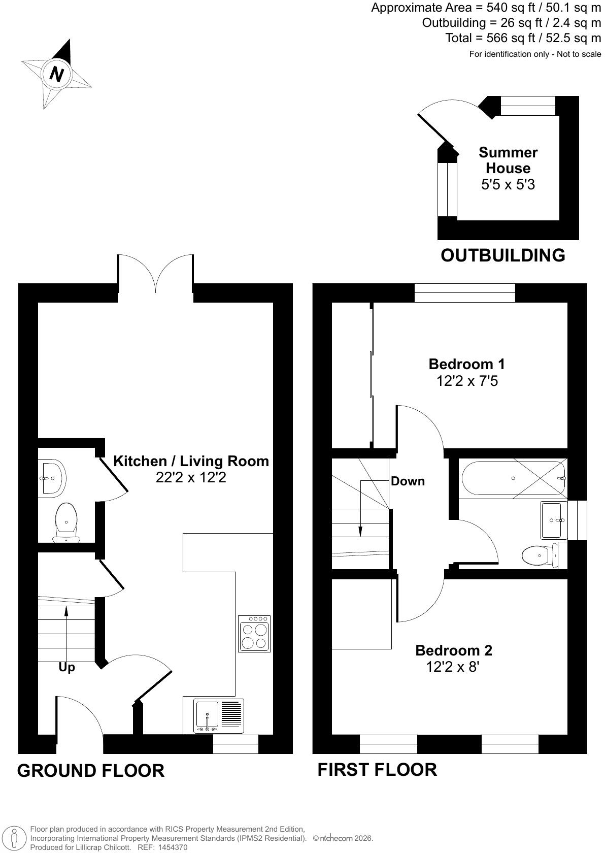 Gwarak Tewdar, Truro, Cornwall floorplan