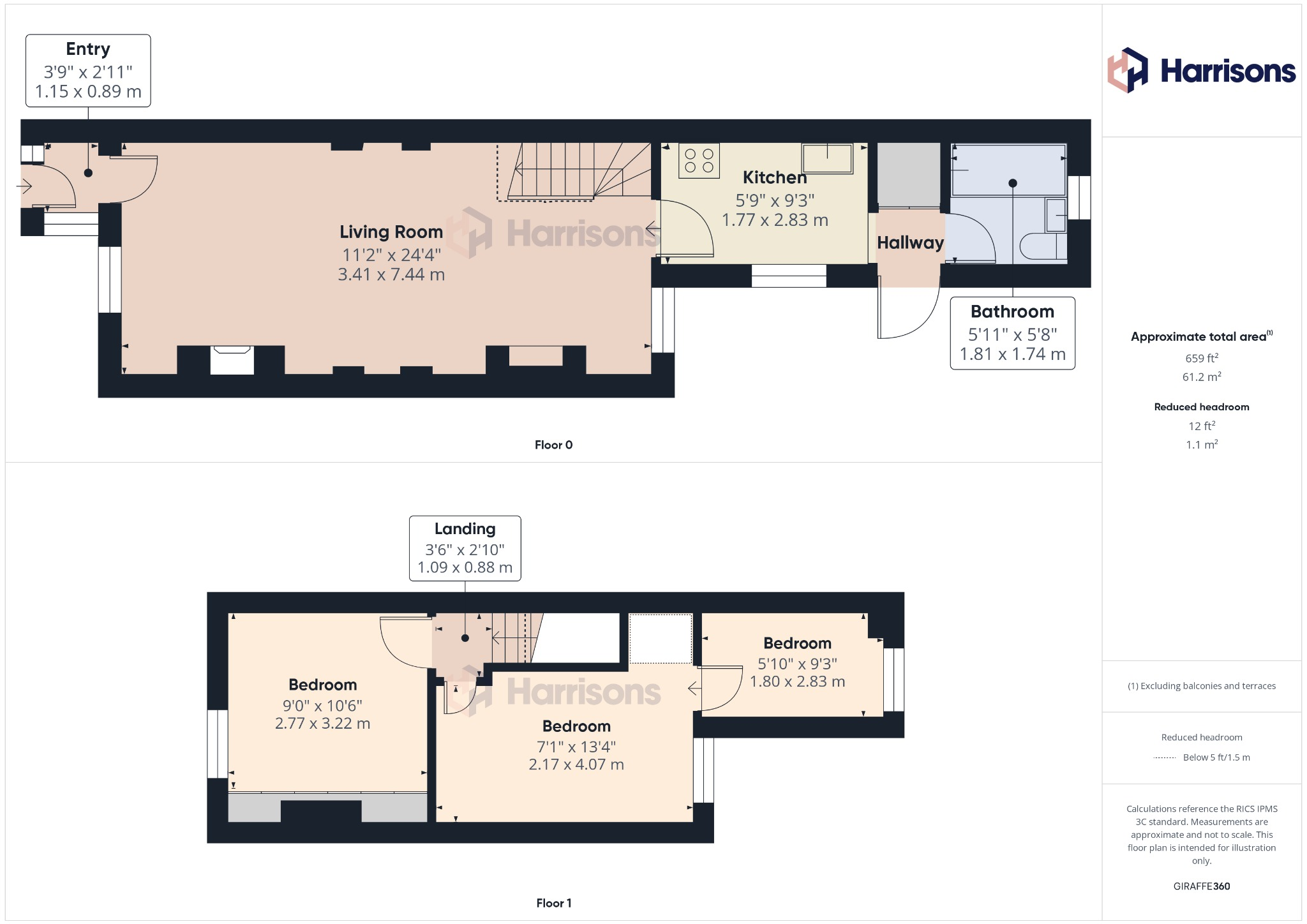Sandown Cottages, London Road, Teynham, Kent, ME9 9JE floorplan
