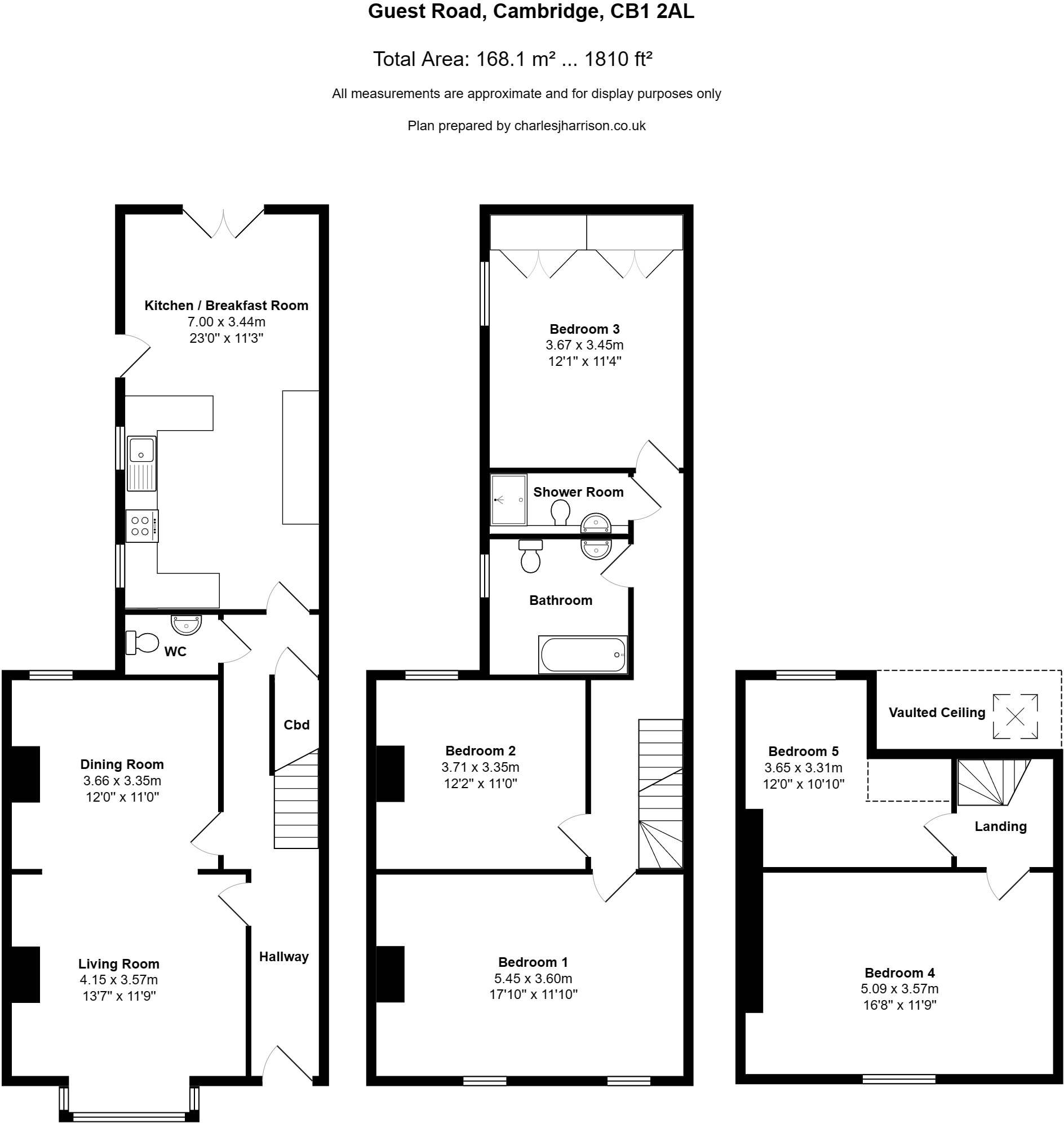 Guest Road, Cambridge floorplan