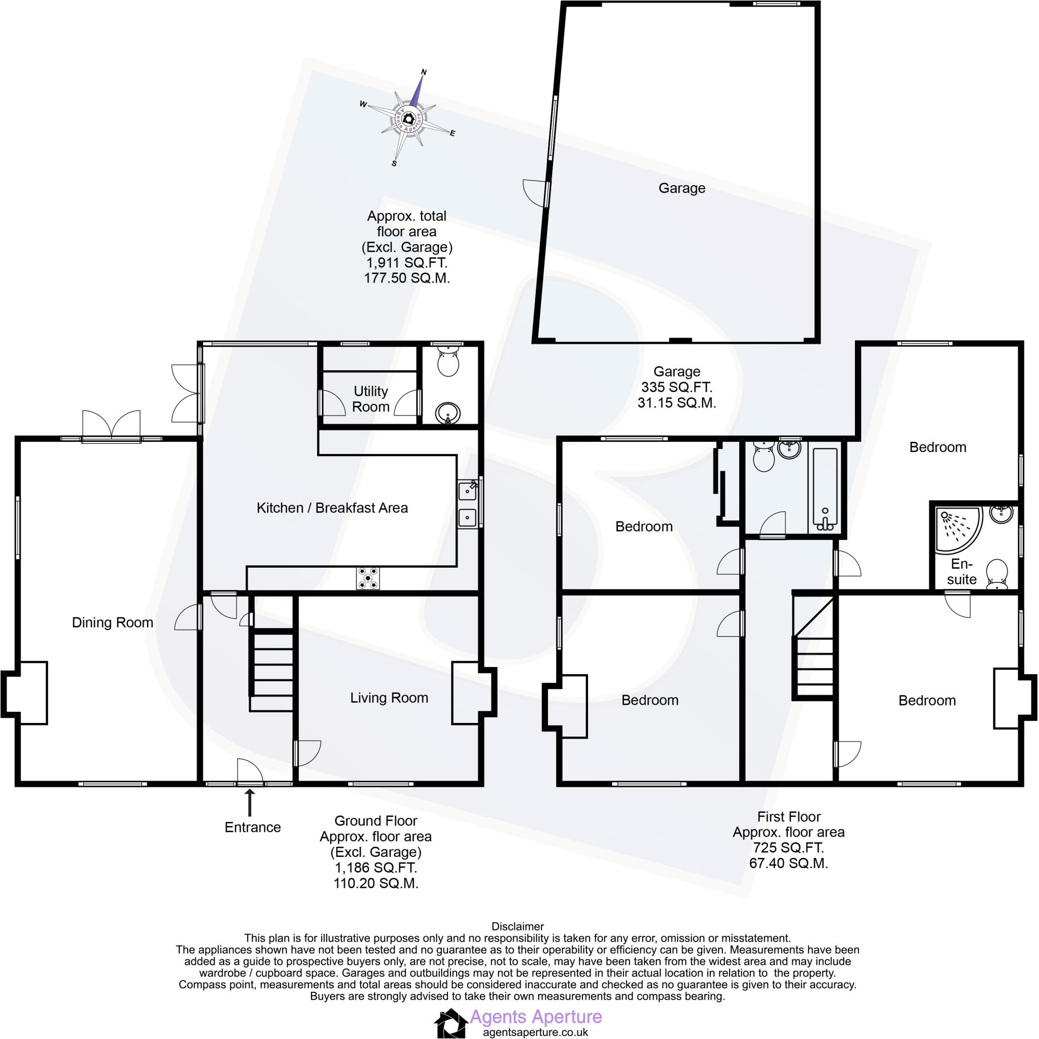 School Lane, Broomfield, Chelmsford, Essex, CM1 floorplan
