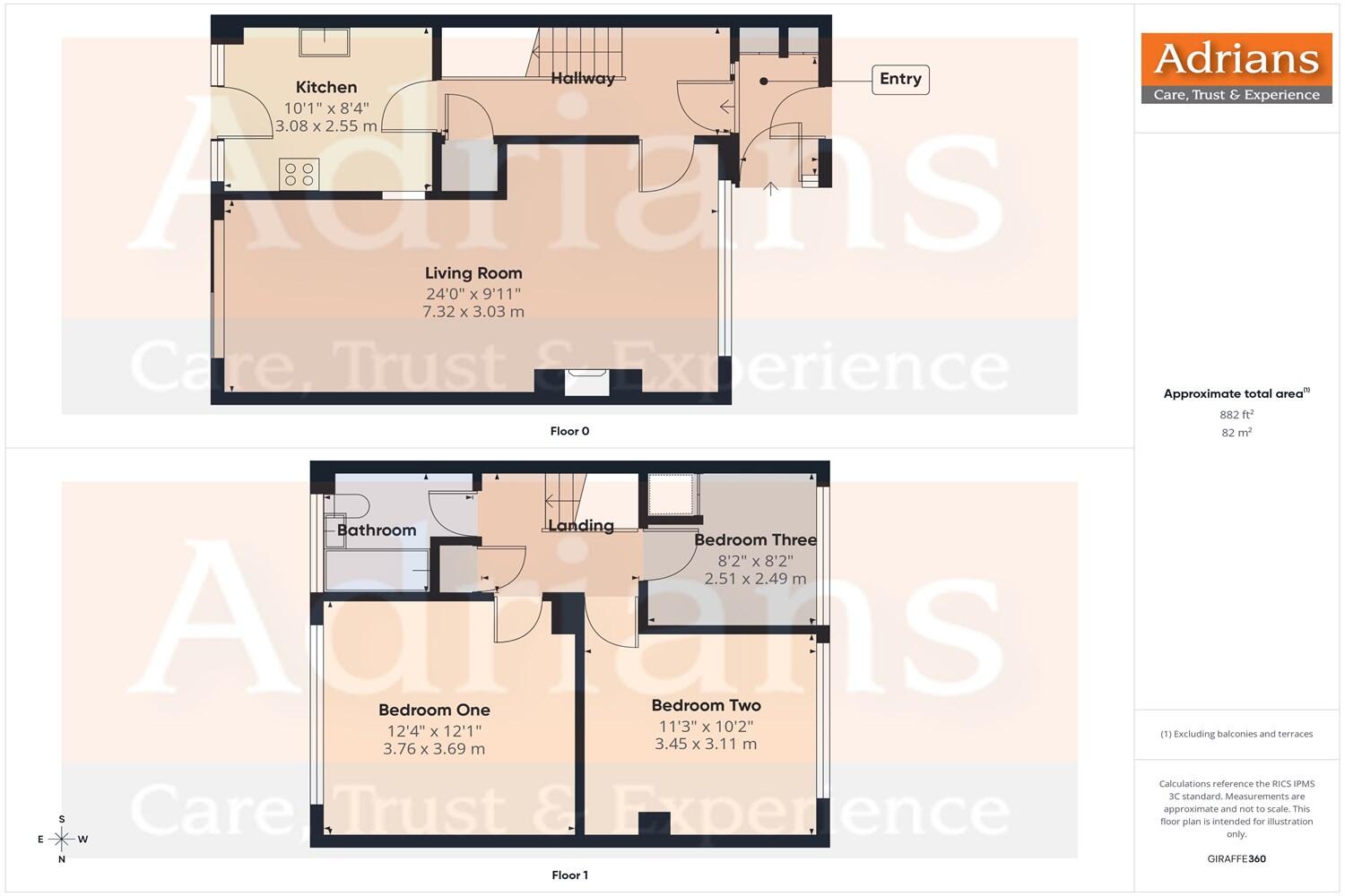 Pawle Close, Chelmsford, CM2 floorplan