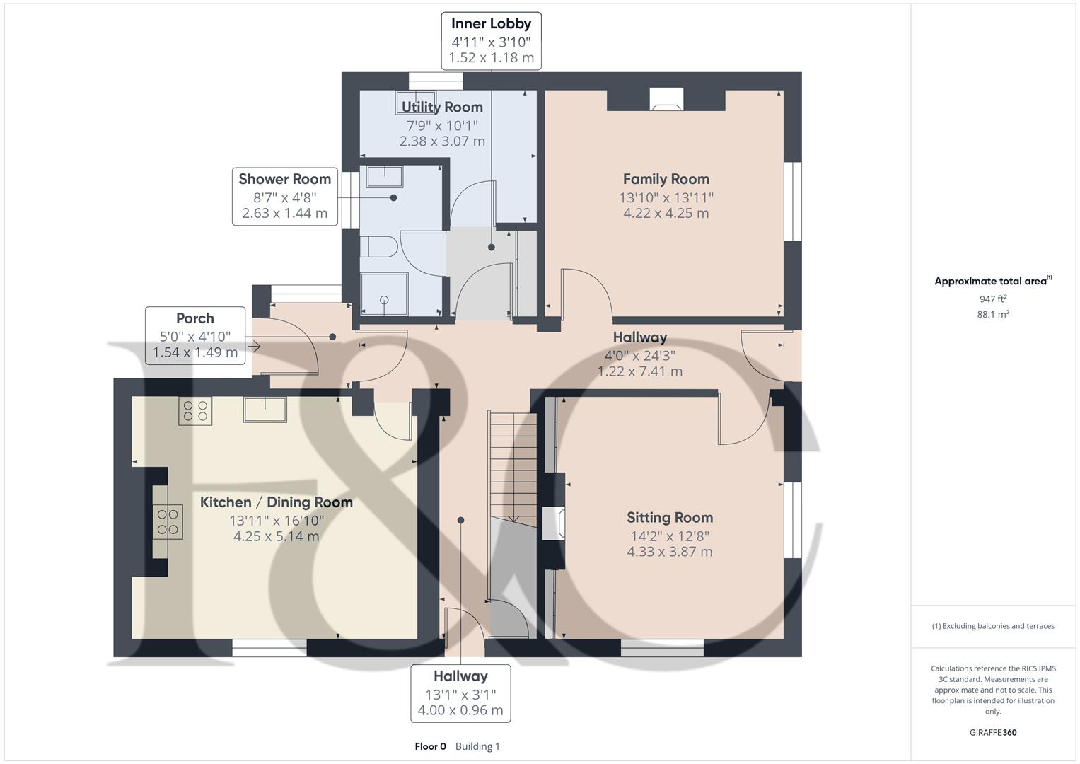 Common Lane, Sutton-On-The-Hill, Ashbourne floorplan