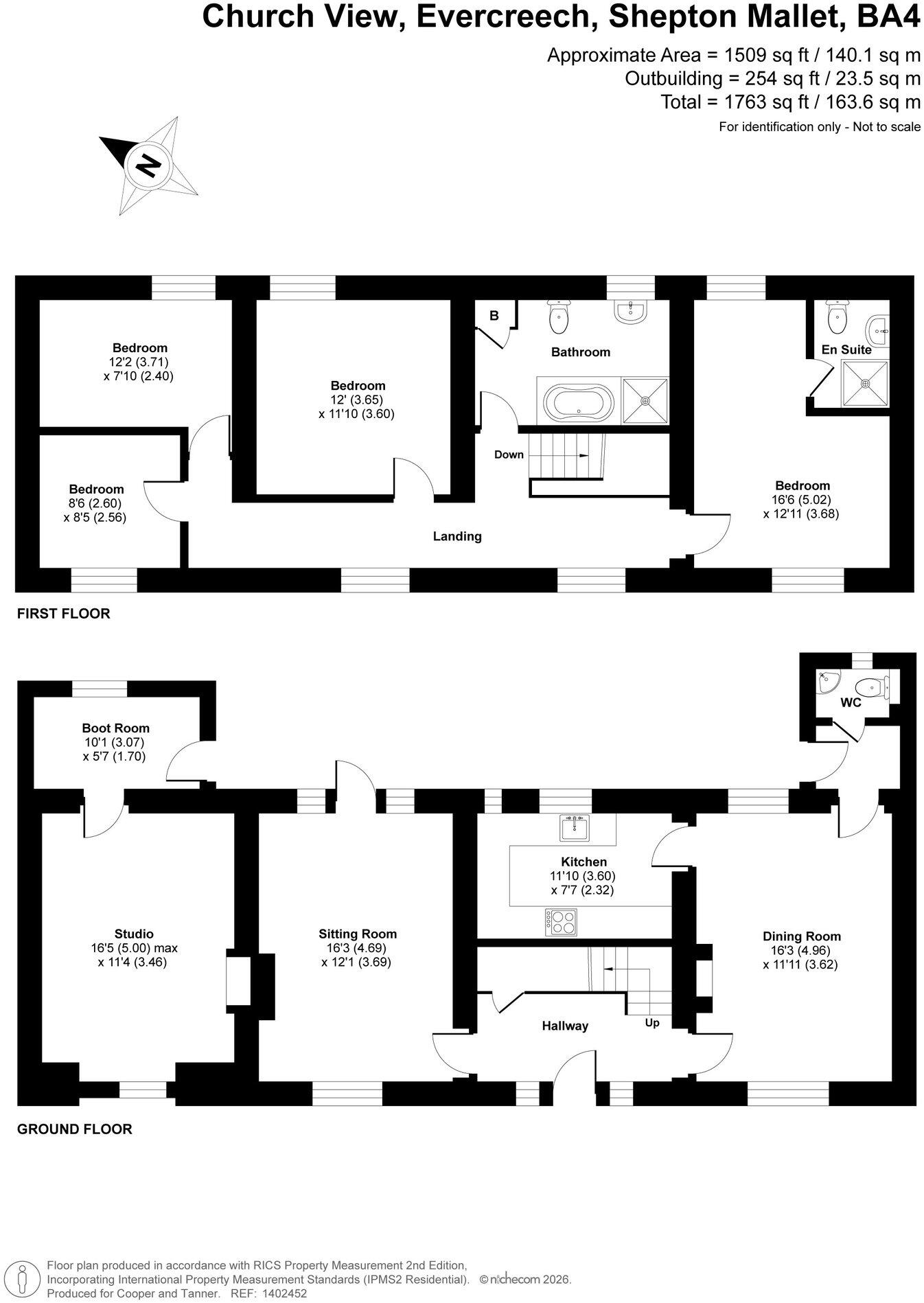 Church View, Evercreech, BA4 floorplan