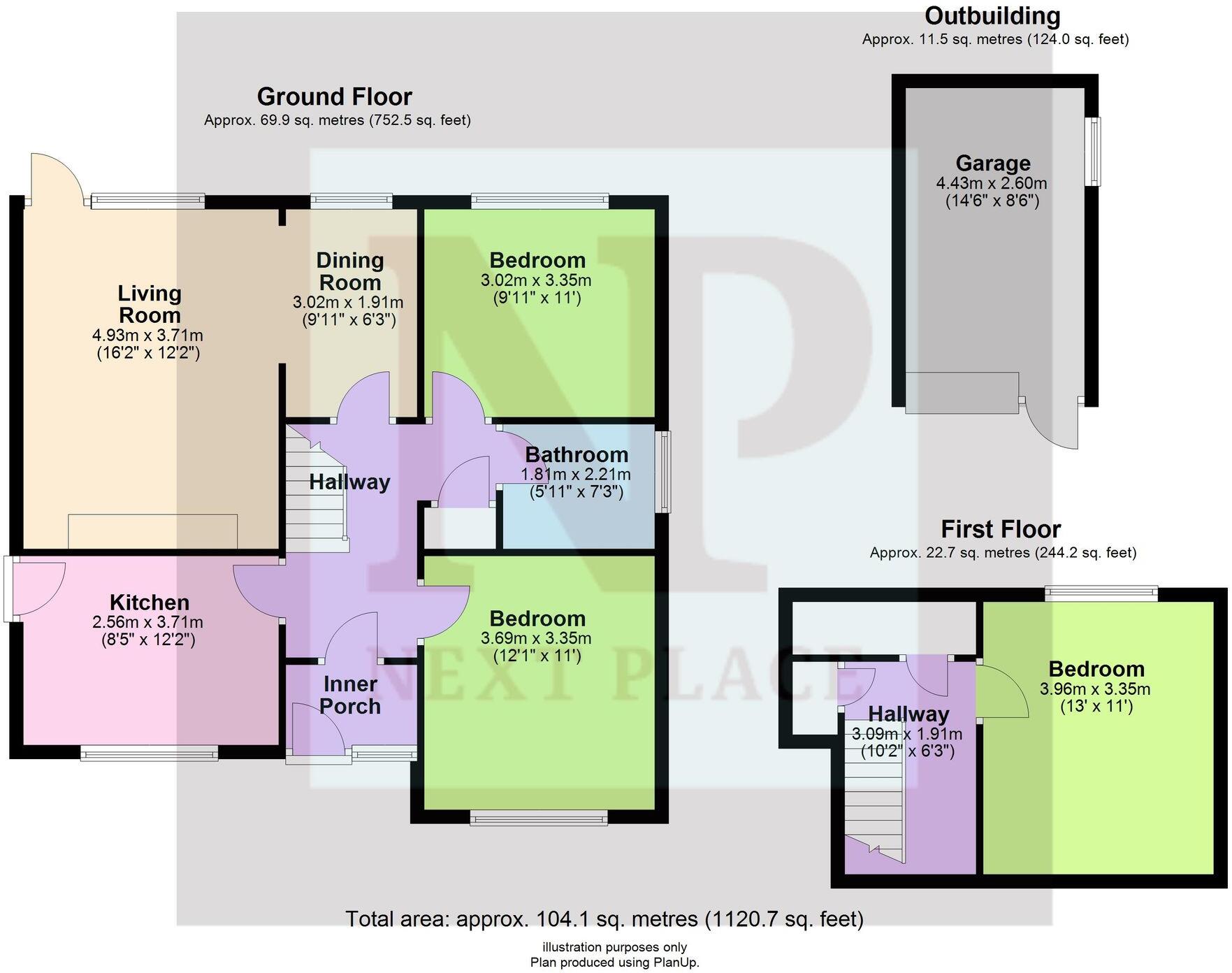 No Mans Heath Lane, Austrey, CV9 floorplan