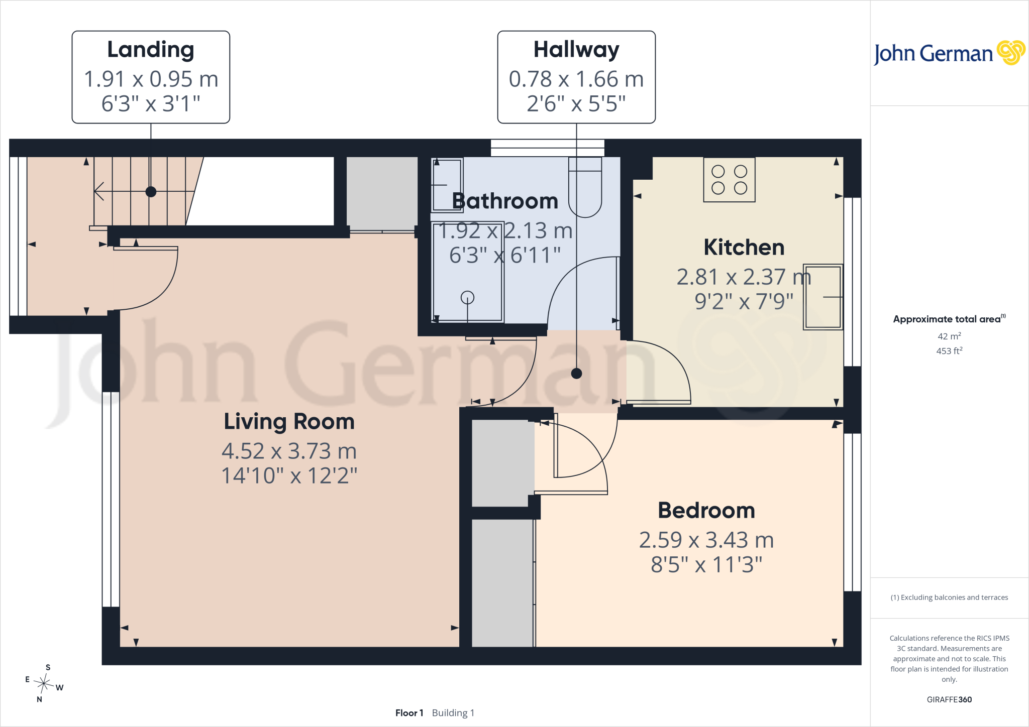 High Meadow, Hathern floorplan