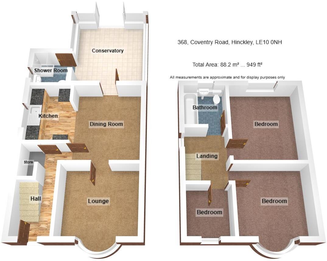 Coventry Road, Hinckley floorplan